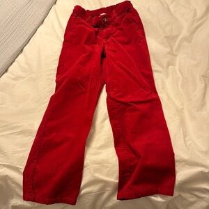 Red Corduroy Pants Size 10 Beaufort Bonnet